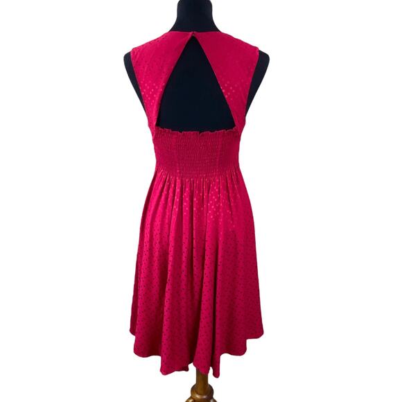 Maple by Some Odd Rubies Womens Red Polka Dot Dress Size 6 Retro Pinup - Picture 10 of 11